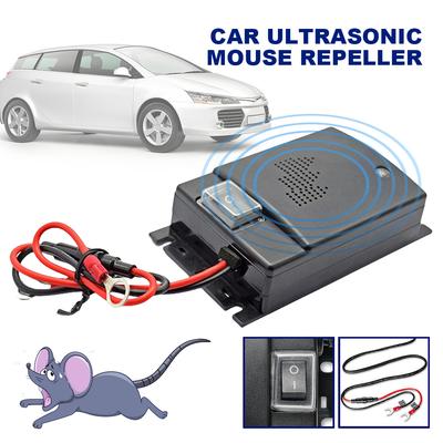 Car Ultrasound Mouse Repeller Intelligent Sensor Rodent Repeller Circuit Protection Ultrasonic Car Rat Repellent Self-Check Mode