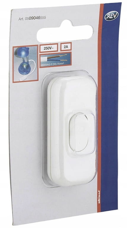 Rocking Feed-Through Connector for Cable, 1-Pole, 2.5A
