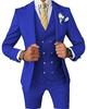 Korean Style Men's Three-piece Suit for Wedding or Business