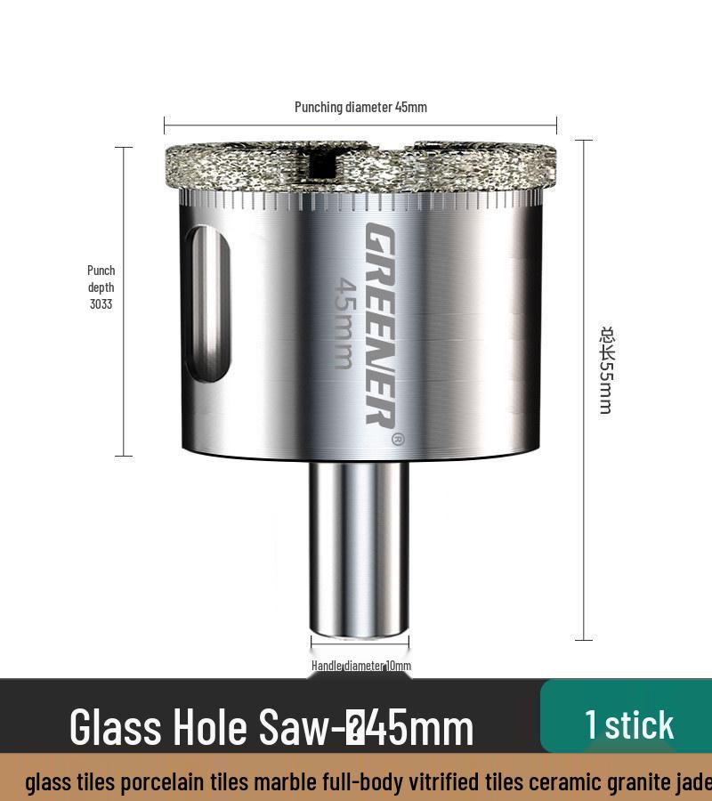 Green Forest Diamond Drill Bit for Tiles, Glass & Marble