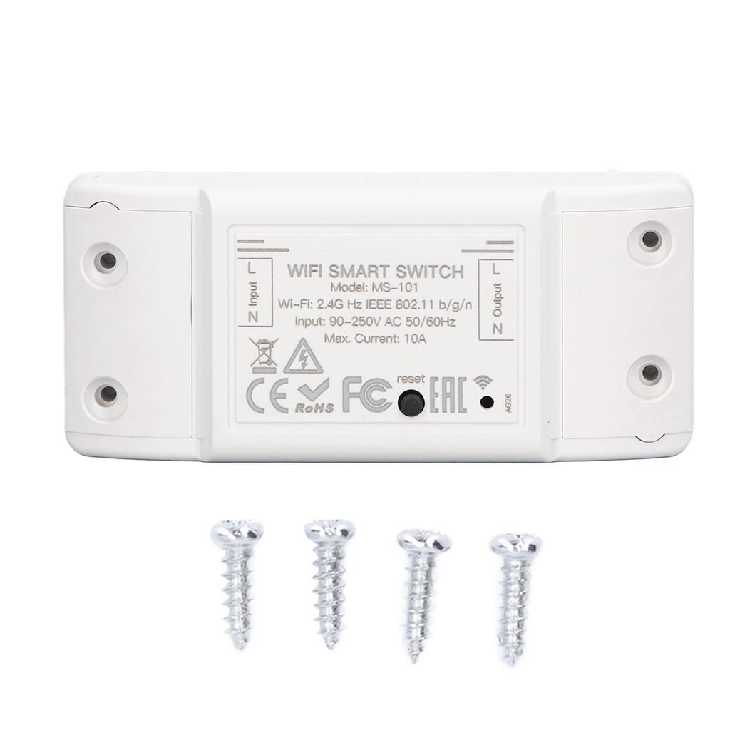 WLAN-Schaltermodul Unterstützung Sprachsteuerung Timing Smart Devices Ein Aus Steuermodul für Tuya APP 220W 10A 90‑250V