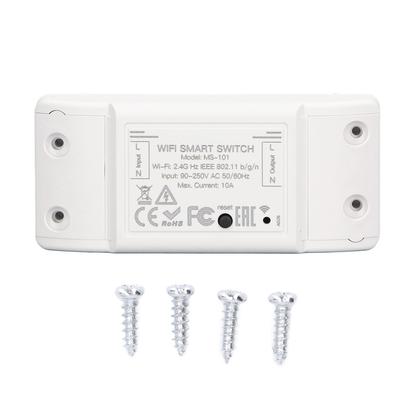 WLAN-Schaltermodul Unterstützung Sprachsteuerung Timing Smart Devices Ein Aus Steuermodul für Tuya APP 220W 10A 90‑250V