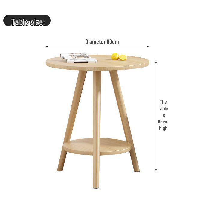 Light Luxury Balcony Tea Table & Chairs Set: Modern 3-Piece for Hotel or Bedroom - Includes One Table & Two Chairs