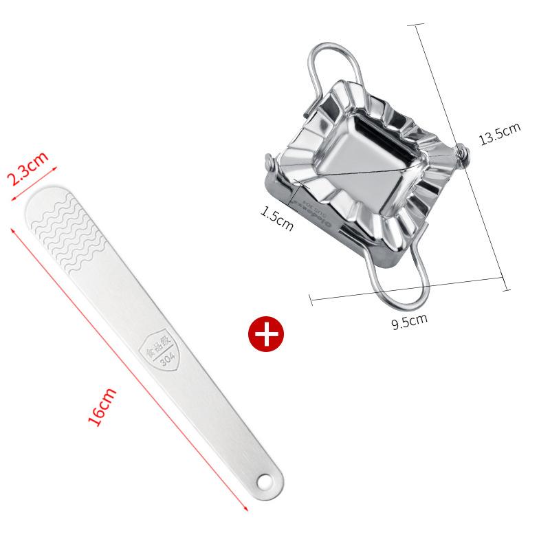 Stainless Steel Large Dumpling Skin Dough Circle Roller Machine Cutters Home Baking Maker Kitchen Pie Pizza Pastry Rolling Tools