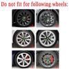 For Tesla Hub Cover 19inch 4Pcs/Set Auto Hub Cover Modification Decorative Protection Wheel Ring Fit For Tesla Model Y 2020-2024