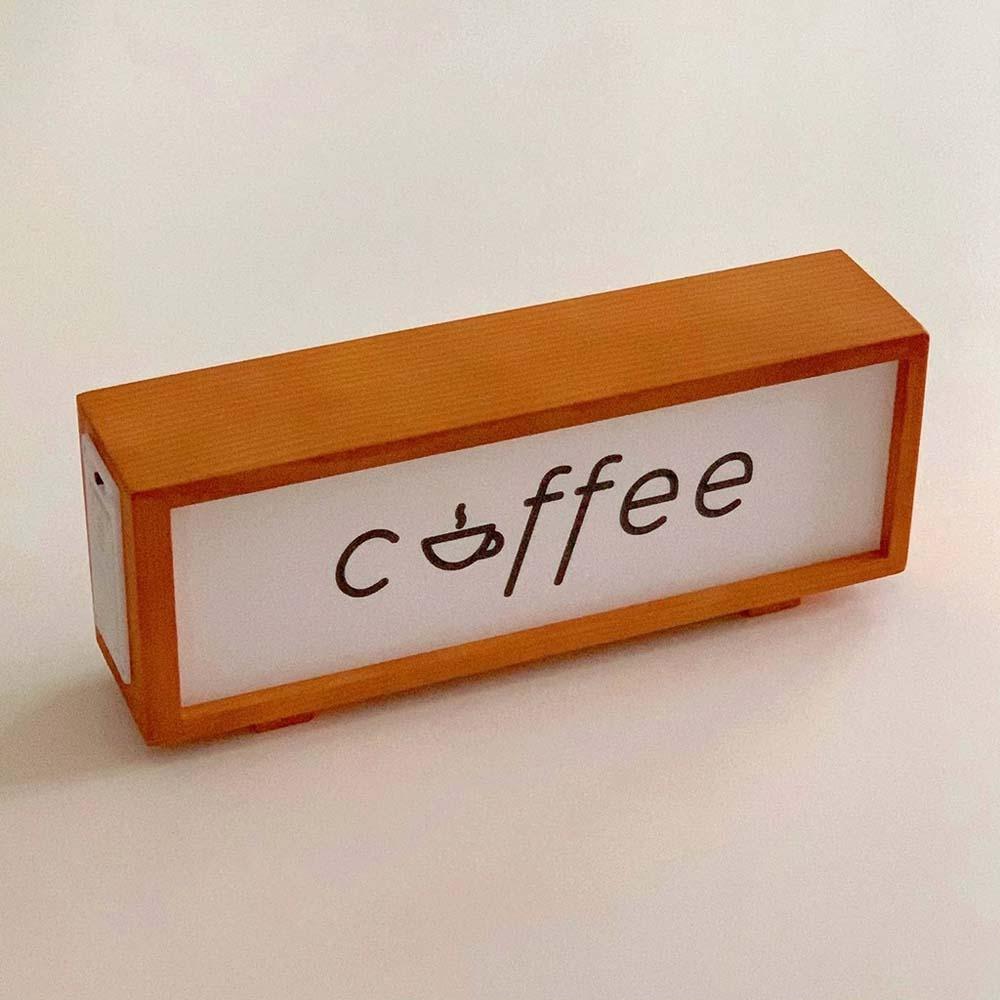 Glowing Effect Sleeping Lamp USB Desktop Ornament Lamp Toilet Wooden Acrylic Night Light  Kids Room