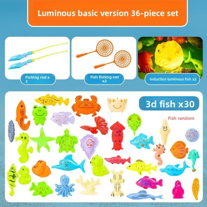 Plastic Magnetic Fishing Game For Children With Experience Pack For Fun Experience