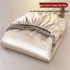 Ice Silk Summer Bed Set: Cool Mat, Mattress Cover & Anti-slip Protector