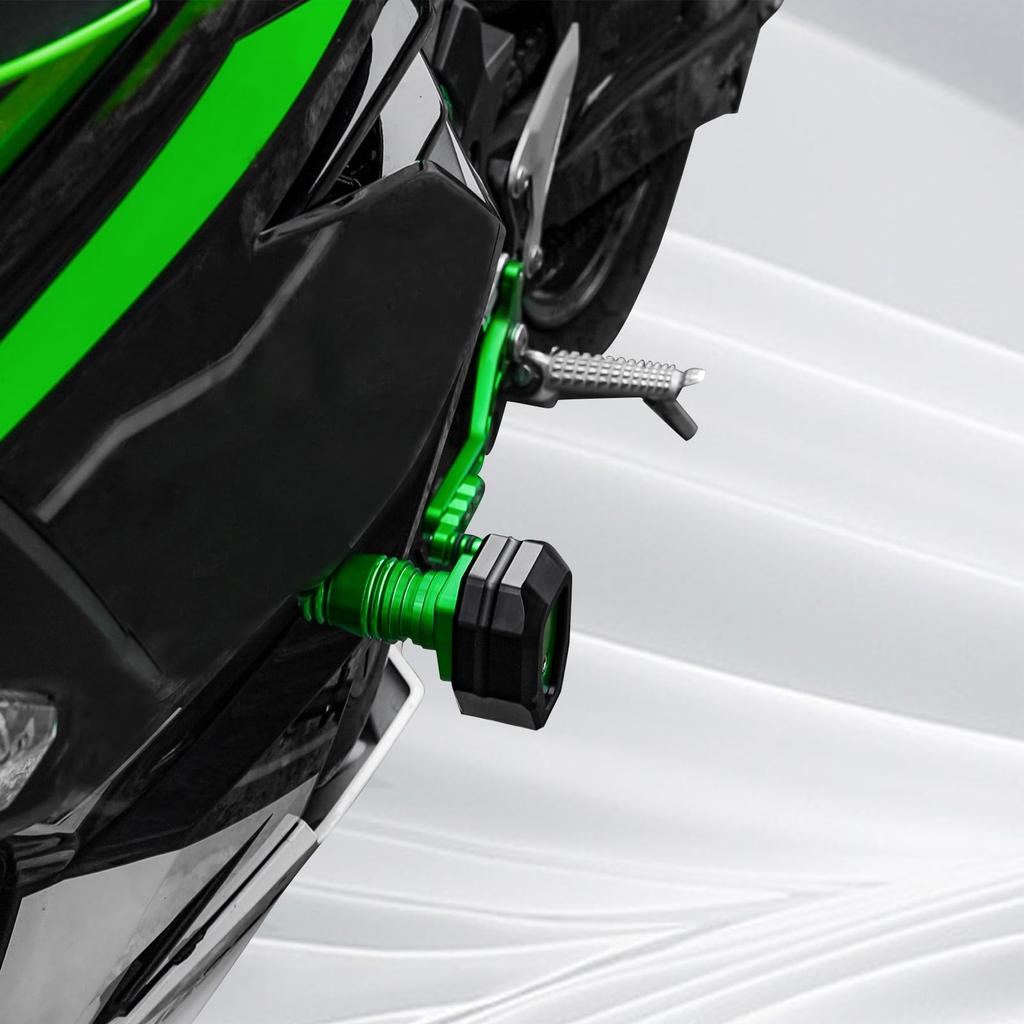 Vancroser Ninja 400 Frame Crash Fall Engine Guard Fairing Perfect for Kawasaki Ninja 400 Sliders, Protectors, Protection, Guards, Anti-Crash Pads, (1