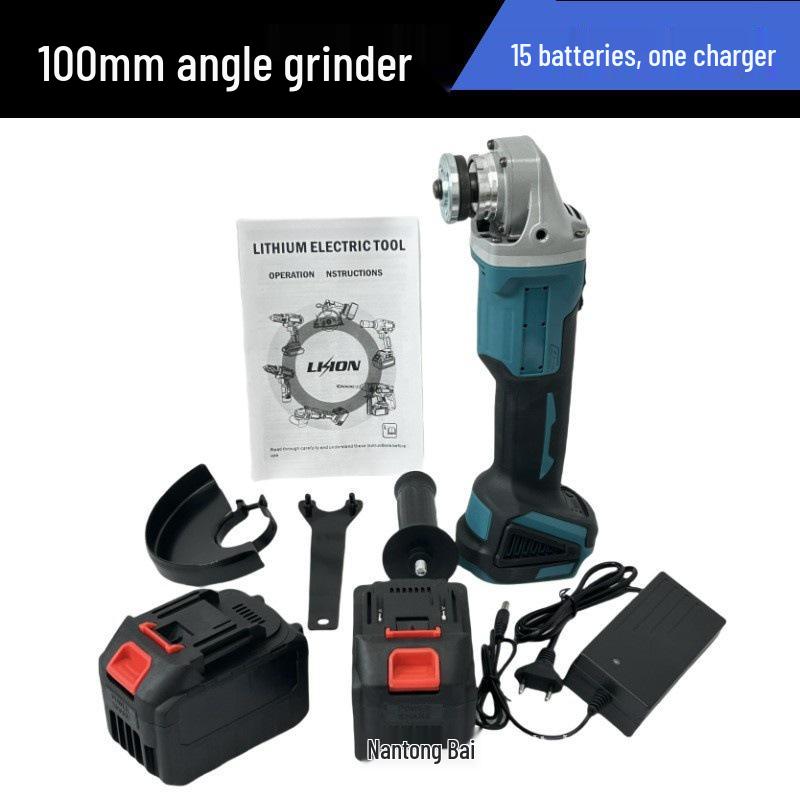 High-Power Rechargeable Electric Angle Grinder and Polisher