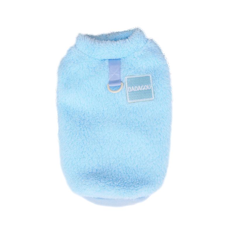 

Мягкое коралловое флисовое пальто для собак, куртка с D-образным кольцом, одежда для маленьких собак, одежда для щенков, одежда для чихуахуа, йоркширской породы, товары для домашних животных S синий