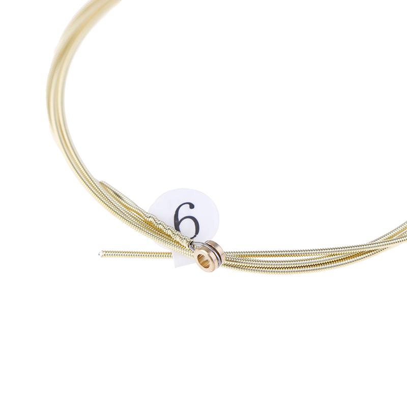 1 Set 6 pcs Practice Nickel Plated Steel Guitar String For Acoustic Guitar