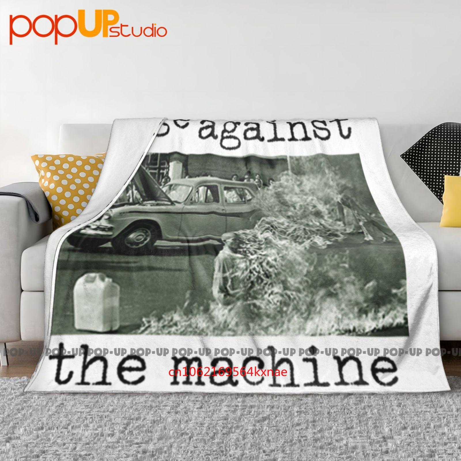 

Rage Against The Machine Album Ratm 1992 Band Logo Ultra-Soft Blanket Quilt Winter Sofa Cover Bed Covers 30x40in