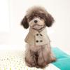 Mode Britischer Stil Hundemantel Windjacke Corgi Französische Bulldogge Haustier Hund Lätzchen Haustierkleidung Umhang Haustier Kostüm Trenchcoat Für Kleinen Hund