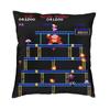 Through Ages Donkey Kong Pillow Case 45X45Cm Home Decorative Cute Arcade Game Cushions For Sofa Square Pillowcase