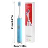 Mihauuke Rechargeable Electric Toothbrush for Adults, Travel Electric Toothbrush with 5 Modes - Lightweight Vibrating Toothbrush with Soft Bristles fo