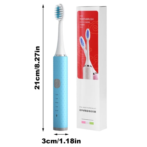 Mihauuke Rechargeable Electric Toothbrush for Adults, Travel Electric Toothbrush with 5 Modes - Lightweight Vibrating Toothbrush with Soft Bristles fo