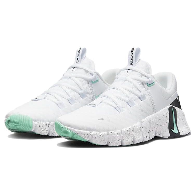 Nike Scarpe da Ginnastica da Donna Free Metcon 5 Bianco Emerald Rise Nere DV3950-101