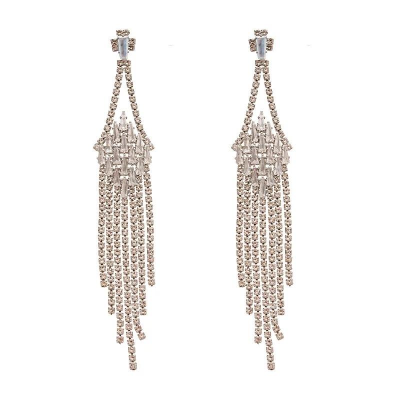 Luxury Triangle Tassel Earrings - Trendy Elegant and High-end Fashion Statement Earrings
