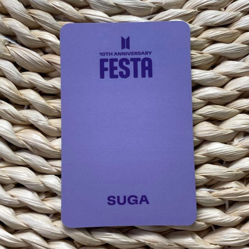 [USED] BTS Yoongi 2023 Lounge FESTA ARMY Bonus Trading Card