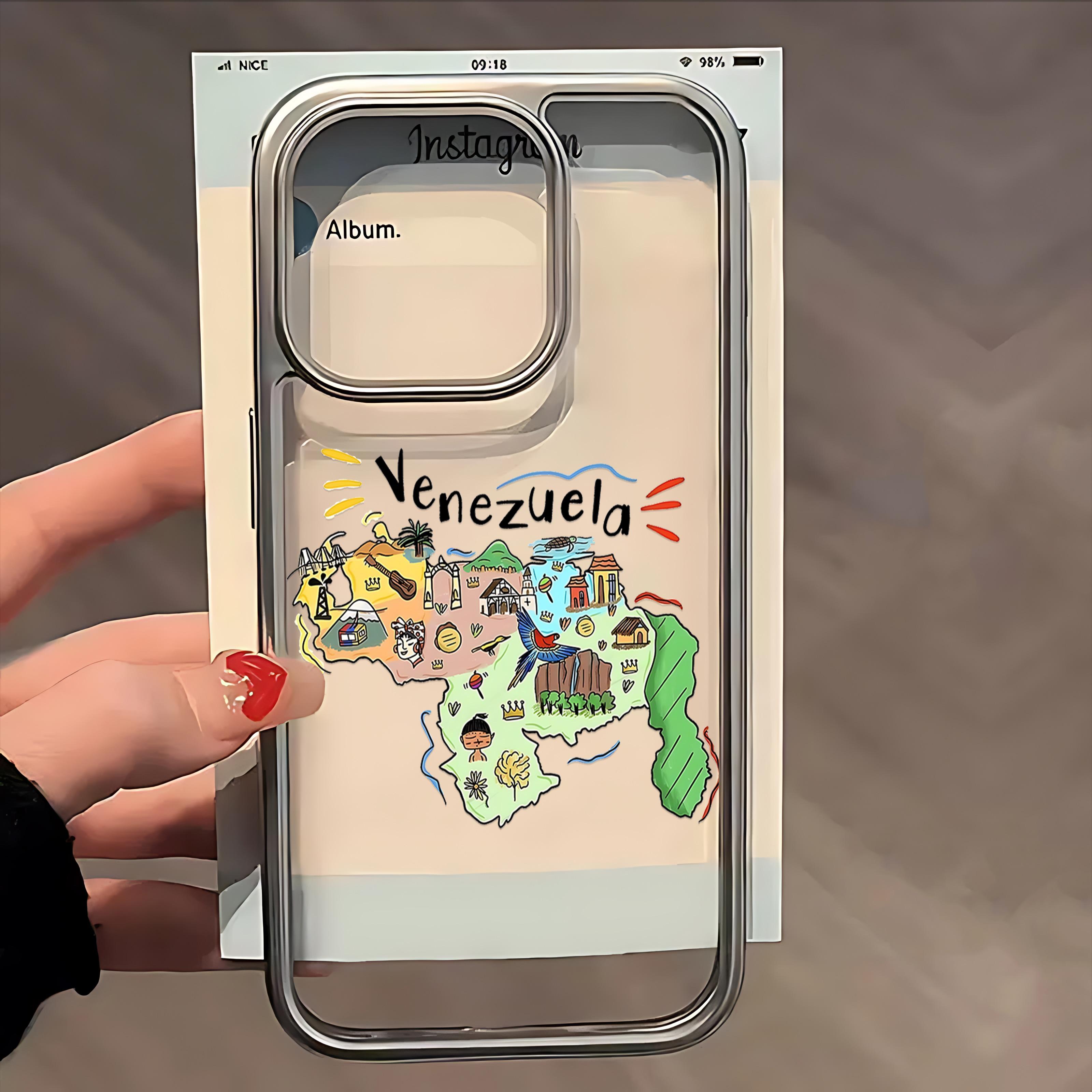 

Venezuela Culture Phone Case for iPhone 17 16e 16 15 14 13 12 11 Air Pro Max X XR XSMAX 8 7 Plus Luxury Clear Soft Back Cover iPhone 11