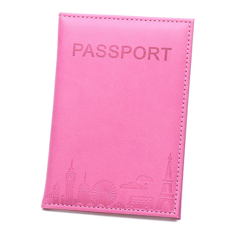 1 Stück Reisepass-Schutzhülle aus Pu-Leder, Dokumentenetui, Reisepass, Schutzhülle, Material, wasserdicht, für Frauen und Mädchen