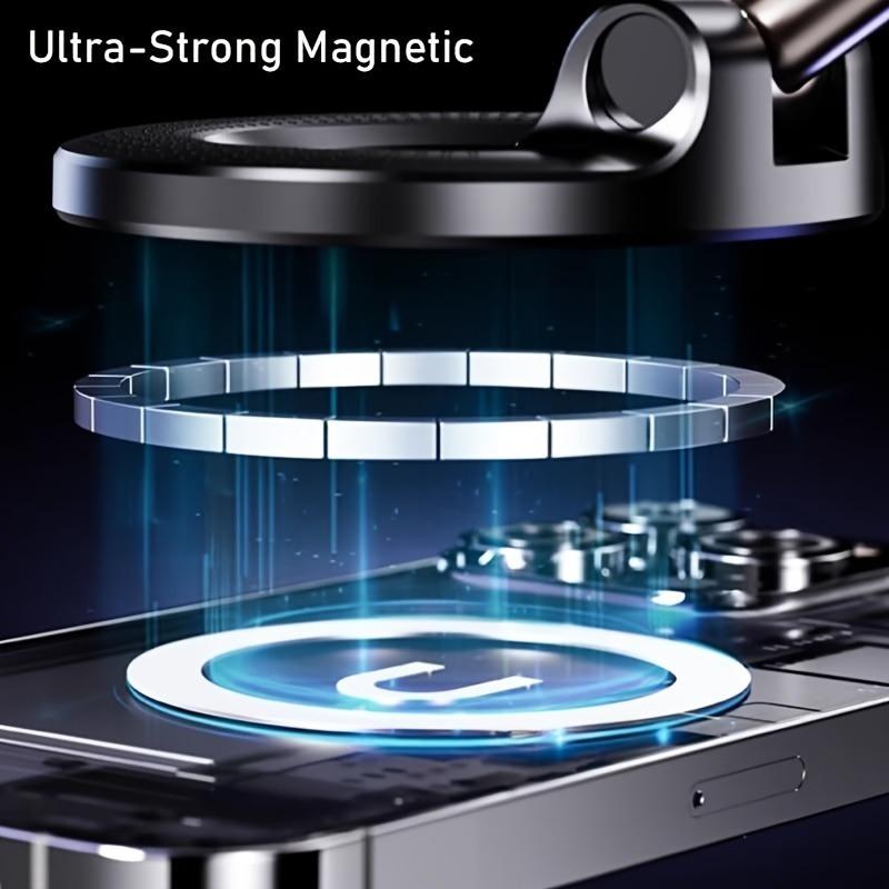 360 ° adjustable magnetic mobile phone holder, suitable for car desktop use, portable car holder, suitable for all smartphone models