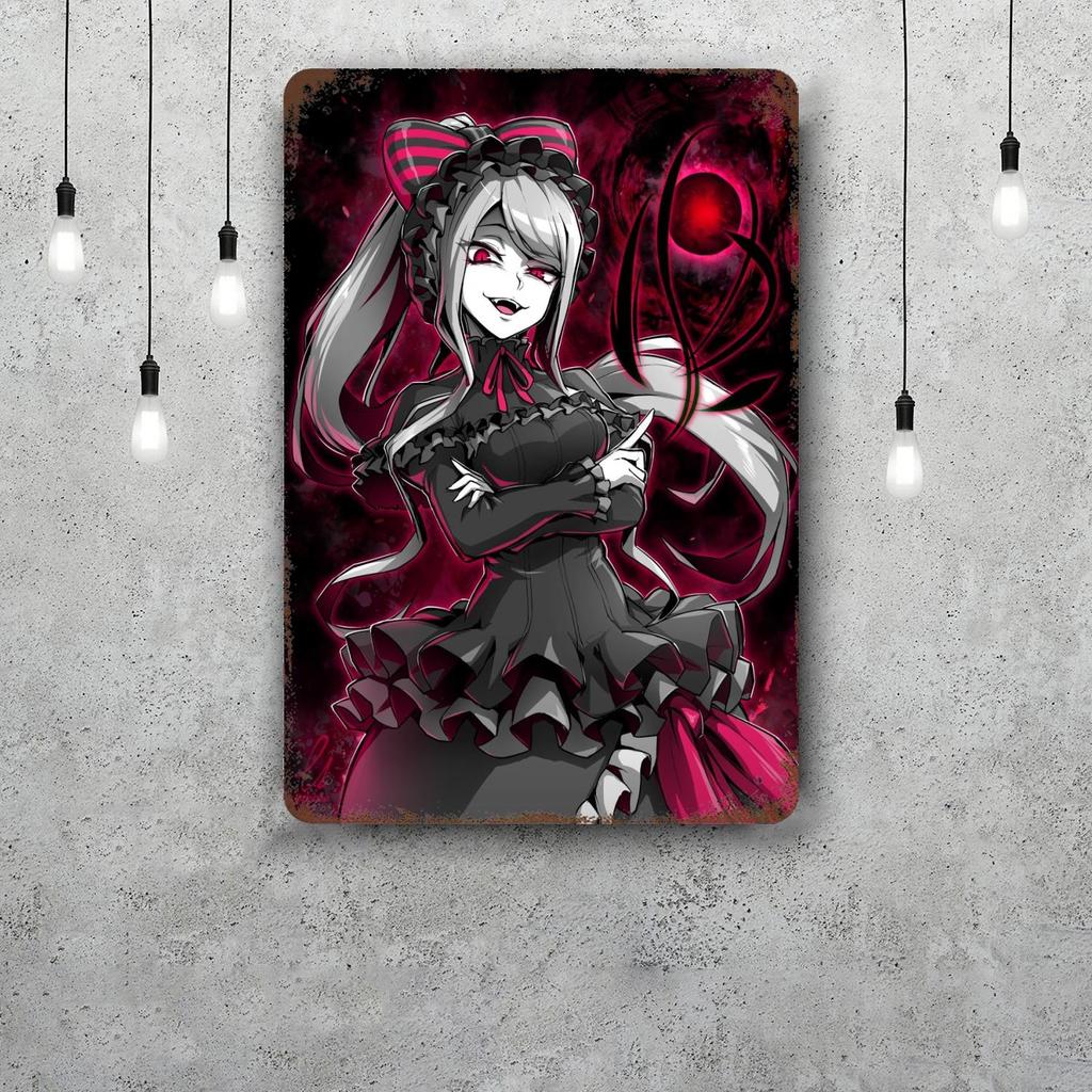 shalltear bloodfallen Decor Vintage Metal Signs Tin Signs Captain Poster Decor for Bar Pub Club Man Cave Wall Decoration