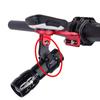Bike Light Torch Holder Flashlight Bracket Bike License Plate Bracket Bike Parts Adjusteable For Road Bike Racing Bike Mount