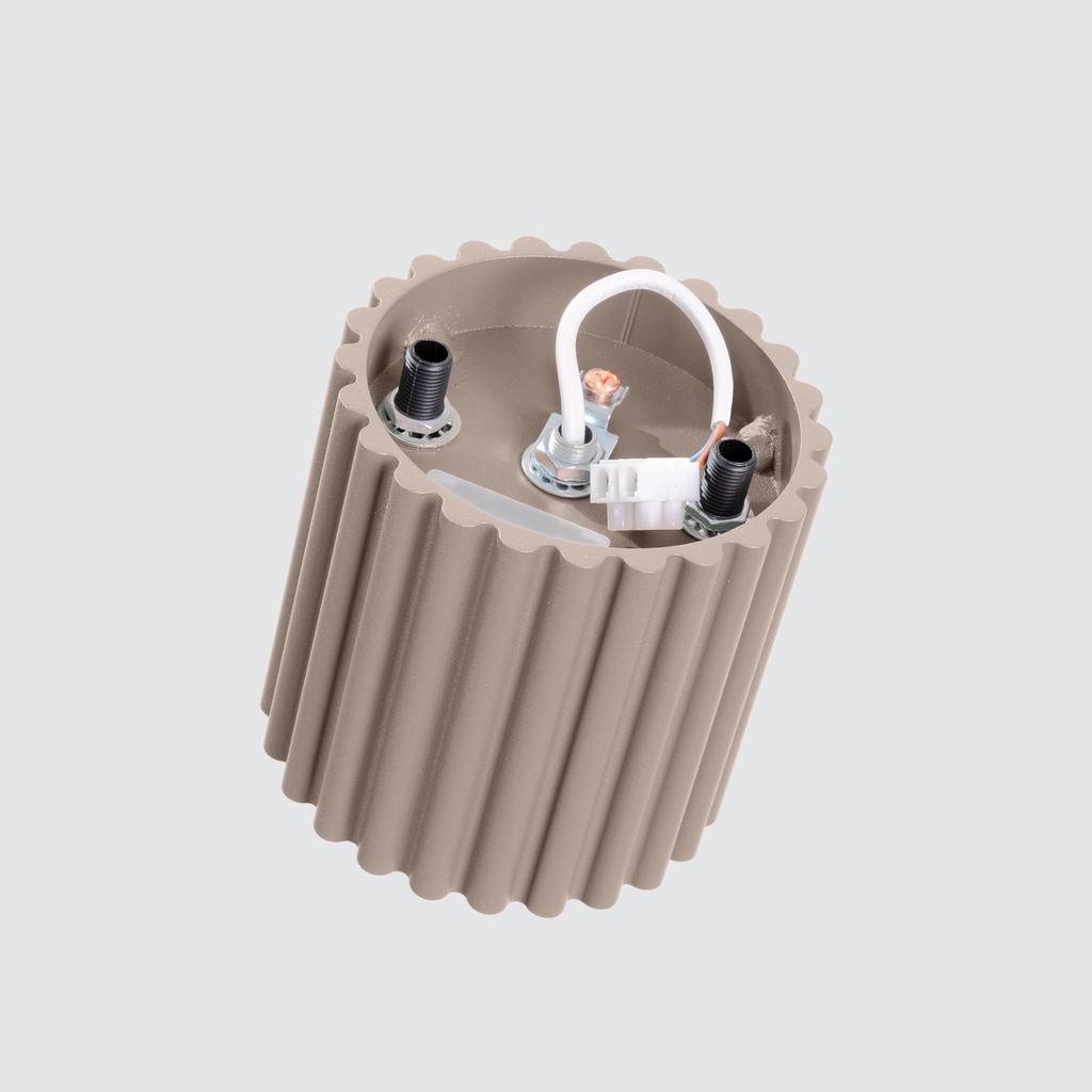 Plafon Aura 1 Gu10 Taupe Alu Sollux Sl.1814