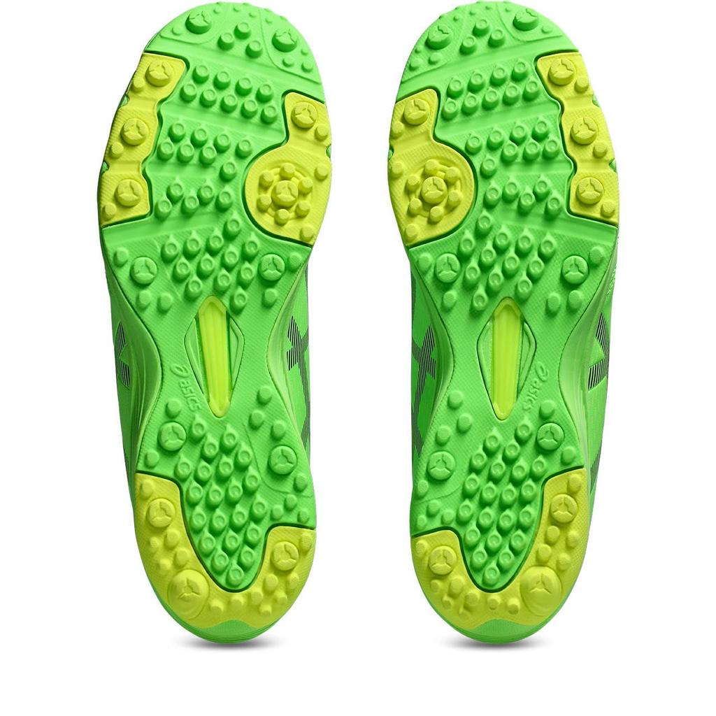 ASICS DS LIGHT JR GS TF Soccer Shoes Size 300 Size 2E (1104A053), Unisex, (Green Gecko/Black), 24.0 cm,