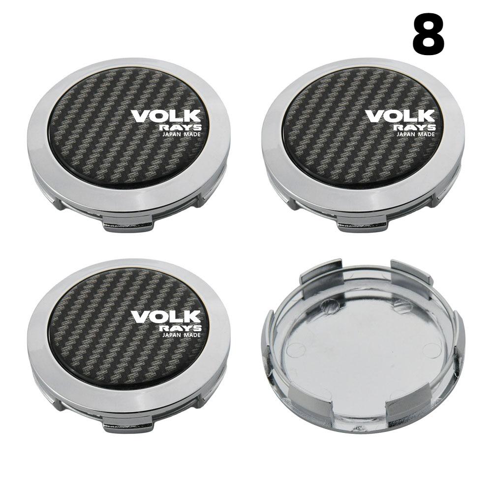 4 STKS 64 MM Buiten Diameter / 62 MM Binnen Diameter Velgdopjes RAYS VOLK VR GRAM Logo Wiel Center Dop Wieldeksel Naafdoppen Sportauto Band Accessoires