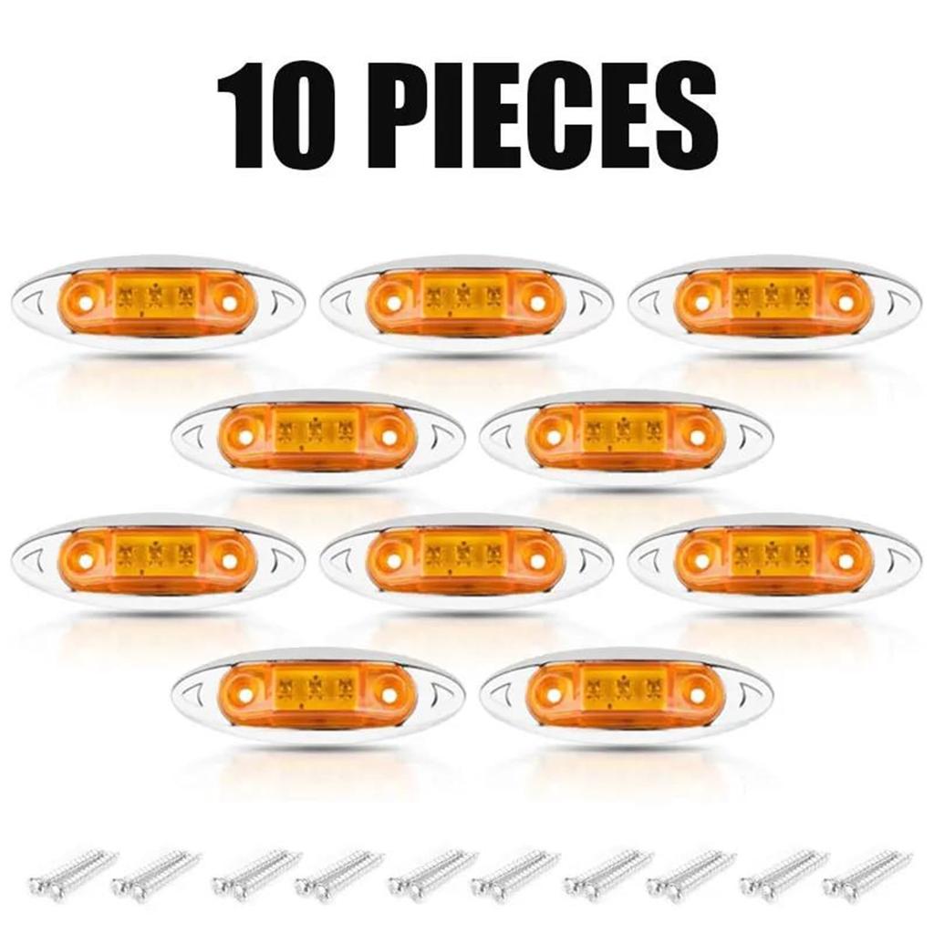 Side Marker Lights 2/10pcs LED Side Marker Lights Clearance Light Tail Lamp Warning Light