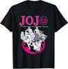 Fashion Jojo Bizarre Adventure Unisex Summer High Quality Tshirt Japanese Anime Unisexga Unisex Cartoon Oversized Soft T Shirt