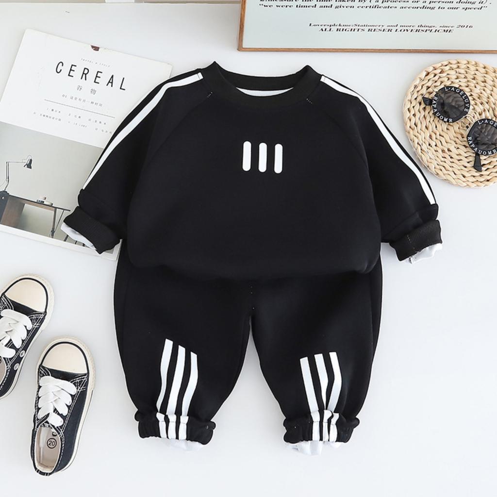 Round Neck Long-sleeved Sweatshirt And Trousers Children's Sweatshirt Two-piece Set