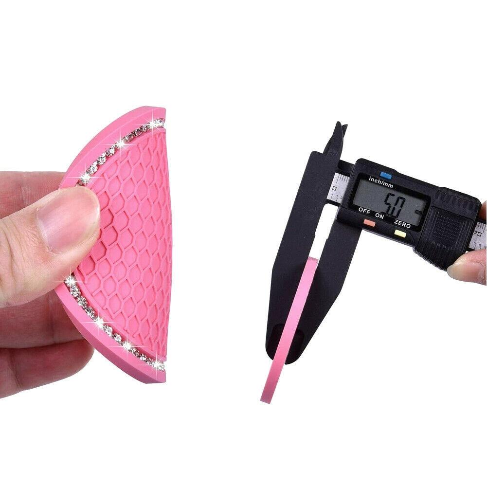 Pad Cup Holder Mat Rhinestones 2pcs Set Accessories