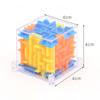 mini 3D Maze Magic Cube Six-sided Transparent Puzzle Speed Cube Rolling Ball Cubes Maze Toys For Children Stress Reliever Toys