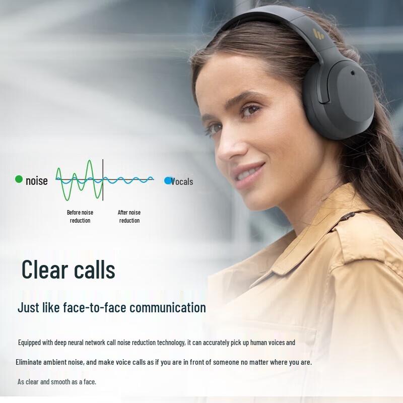 Edifier W820NB Hi-Res Bluetooth ANC Over-Ear Headphones