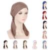 Weiche Elastische Muslimische Kopfbedeckung Hut Dünn Sommer Strass Hijab Mützen Muslimische Hijabi