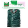 Green Garden Leaf Collection Bag: Reusable Plastic Trash Bag for Yard Cleanup