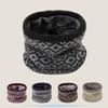Neck Protection Neck Cover Men's and Women's Autumn and Winter Fashion Versatile Velvet Cold-proof Double-layer Warm Knitted Wool Scarf