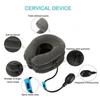 Portable Inflatable Neck Support & Massager - Air Pillow for Cervical Spine Relief and Dizziness Prevention