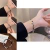 Unique Geometric Silver Square Leather Bracelet For Men And Women 2024 Summer