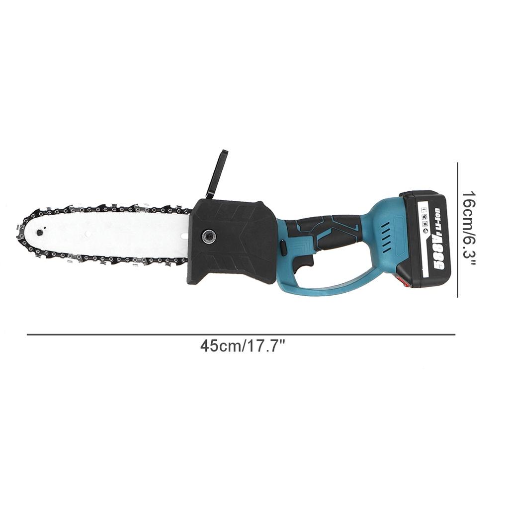 8inches 3000W Electric Chainsaw Bracket Cordless Chain Saw Wood Cutter Cutting Machine Woodworking Tools for 588VF  Battery