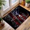 American Flag Eagle Design Patterned carpet, non slip mat suitable for living room and bedroom sofas