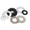 Black Nickel-Plated Galvanized Metal Flat Washer Thickened Spacer (M3-M30)