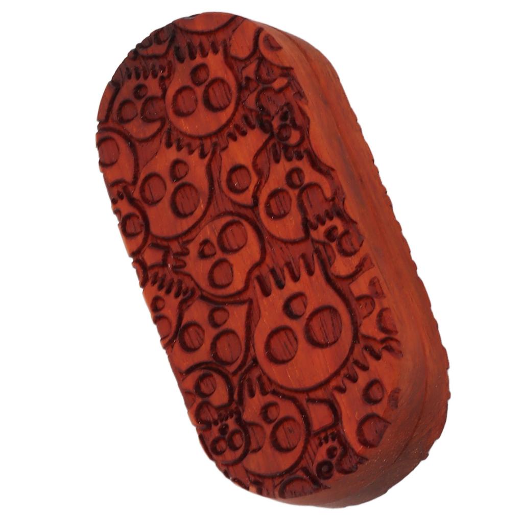 Magnet Finger Stress Relief Slider Wood Finger Stress Relief Toy Wooden Decompression Toy Multi Skeleton Head