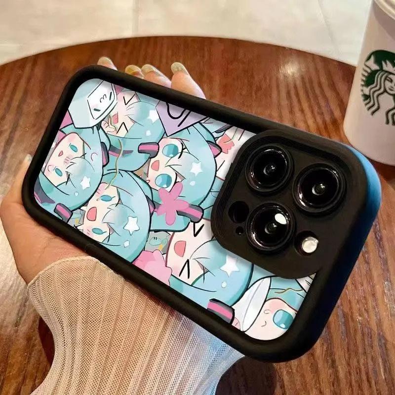 Full screen Hatsune iPhone17Promax mobile phone case ladder suitable for Apple 16promax all-inclusive Tianyan 15 sets