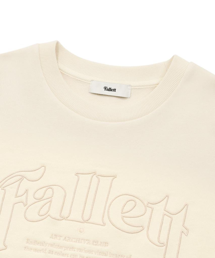 FALLETT Art Archive String Sweatshirt Ivory