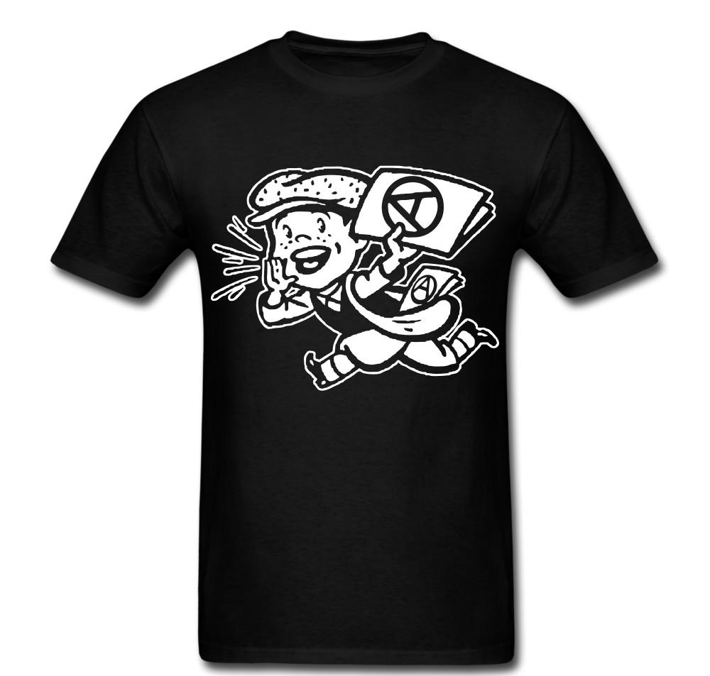 Anarchy Newspaper Anarchist Protest Fake News T shirt XXL
